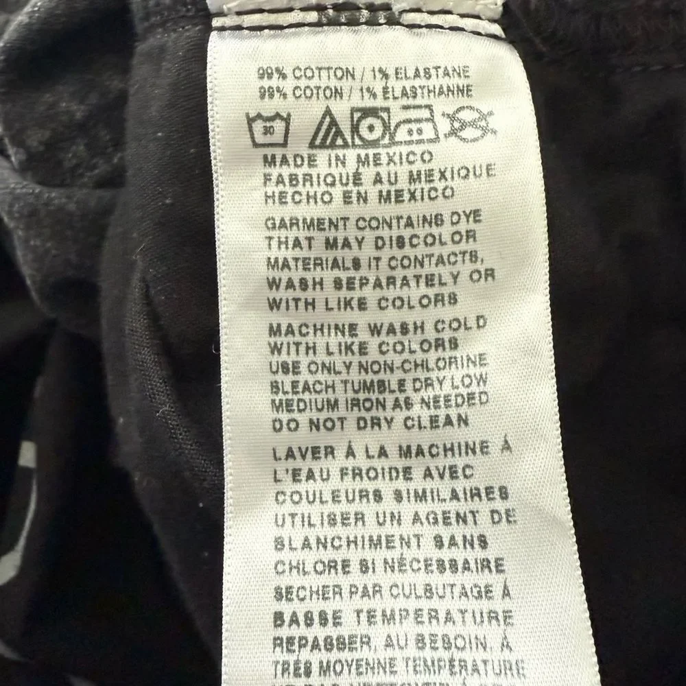 BDG Urban Outfitters Black Skinny Stretch Jeans Men’s 29x30 Faded Modern Fit